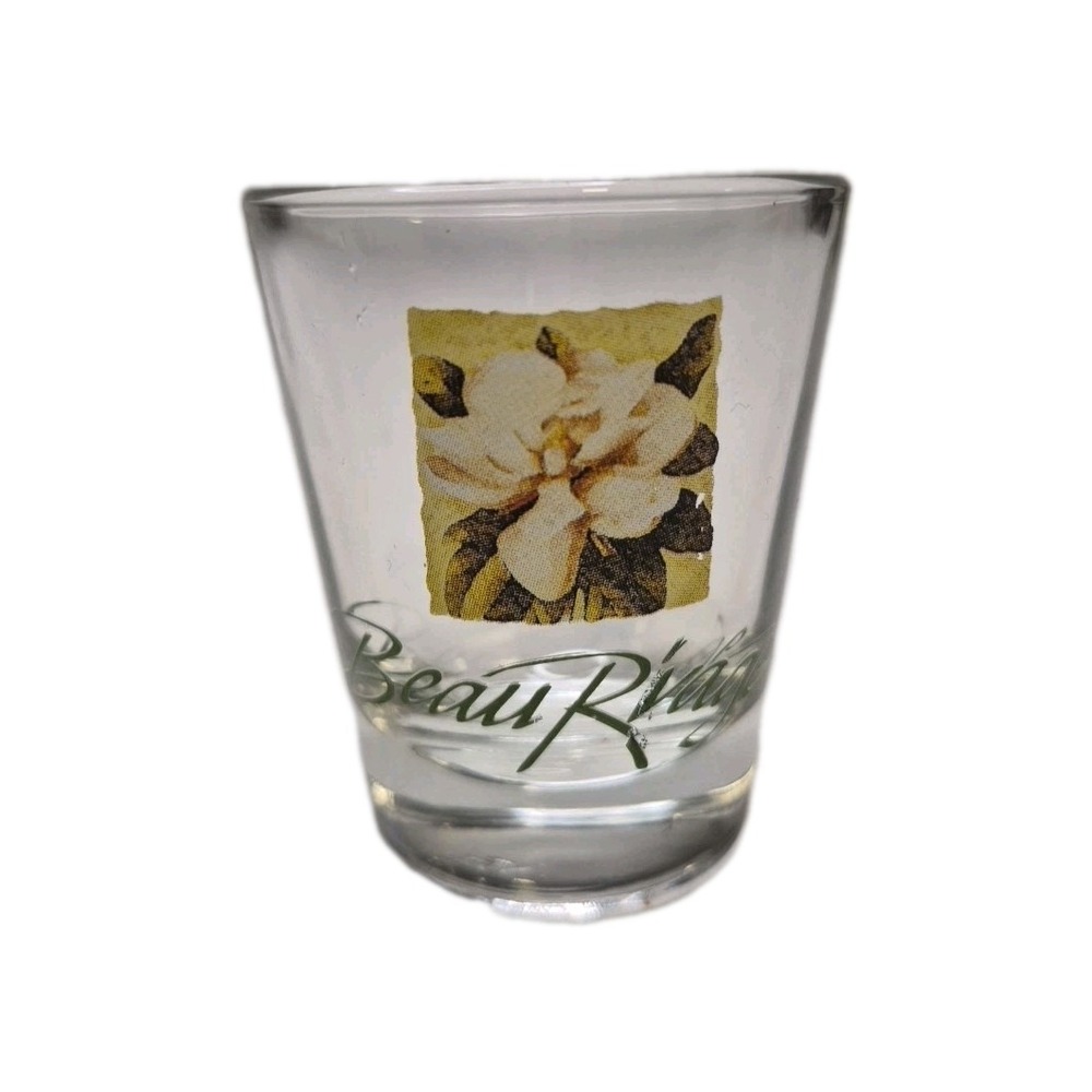 Beau Rivage Shot Glass Resort and Casino Souvenir Floral